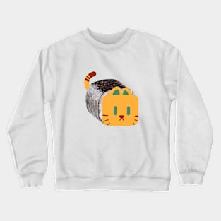 sushi cat Crewneck Sweatshirt